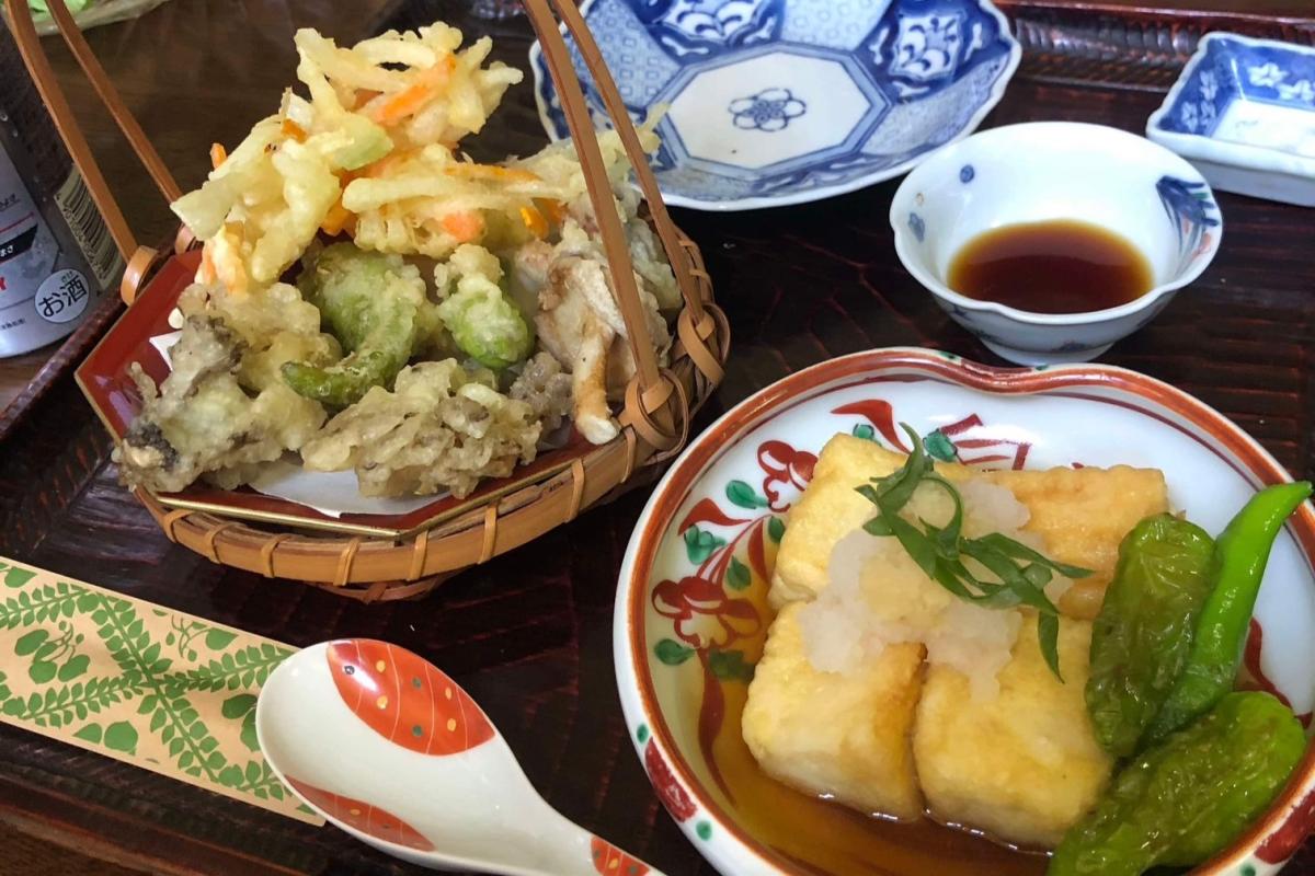 古い町並でお料理体験